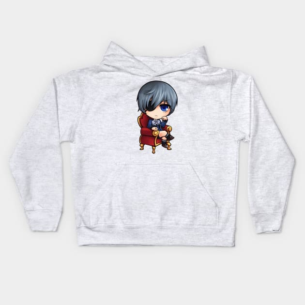 Ciel Phantomhive Kids Hoodie by Vay